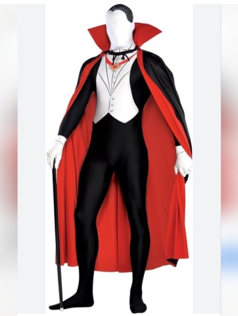 Adult Vampire Party Suit Unisex Men's Size L